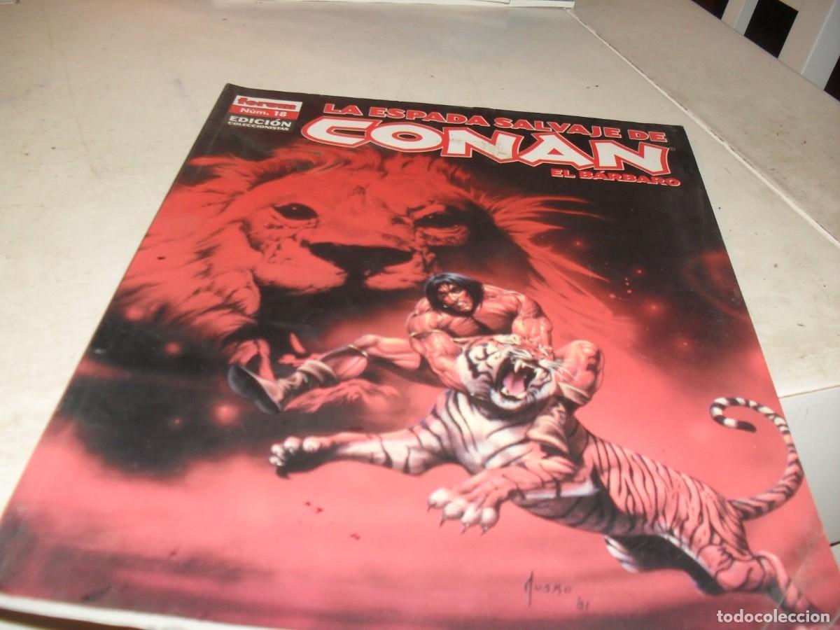 C&oacute;mics: LA ESPADA SALVAJE DE CONAN N&ordm; 18,CON PORTAFOLIO DE ALEX THOT,EDICION COLECCIONISTAS.FORUM,2005