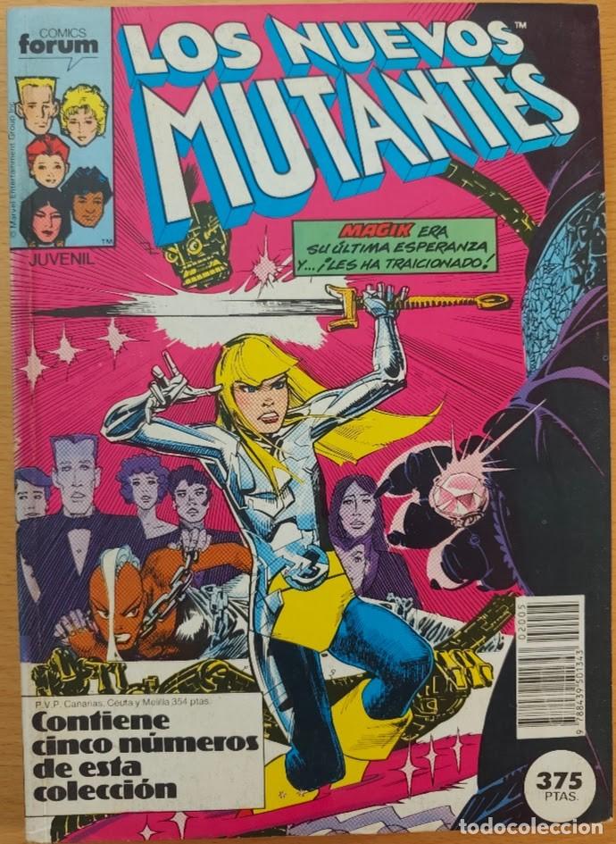 C&oacute;mics: LOS NUEVOS MUTANTES VOL 1 36 A 40. RETAPADO. FORUM