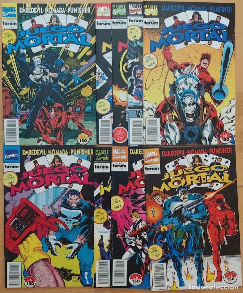 Comics: JUEGO MORTAL 1 A 9 (COMPLETA). DAREDEVIL, NOMADA, PUNISHER