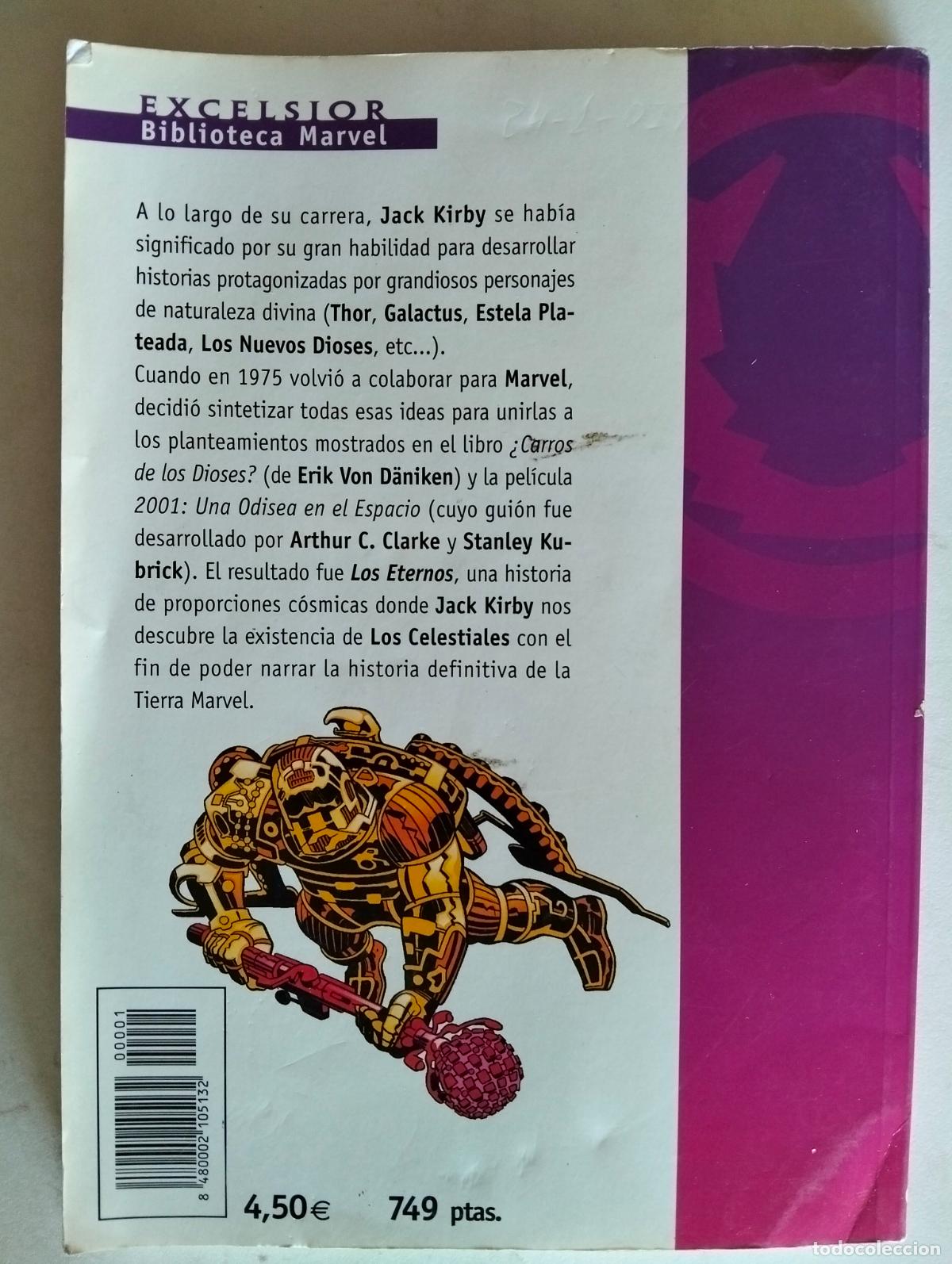 C&oacute;mics: LOS ETERNOS N&ordm; 1, BIBLIOTECA MARVEL, EXCELSIOR - Foto 2