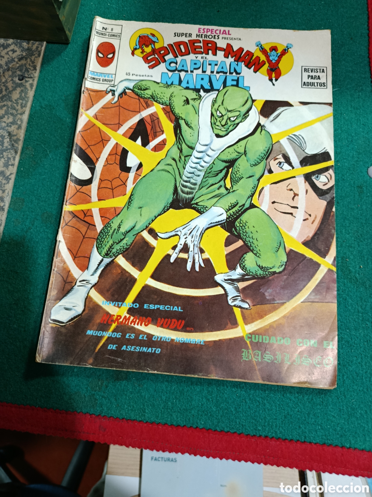 C&oacute;mics: ESPECIAL SUPER H&Eacute;REES N&ordm; 8 - SPIDER-MAN Y EL CAPIT&Aacute;N MARVEL / HERMANO VUD&Uacute; - MUNDI-C&Oacute;MIC (EDICIONES