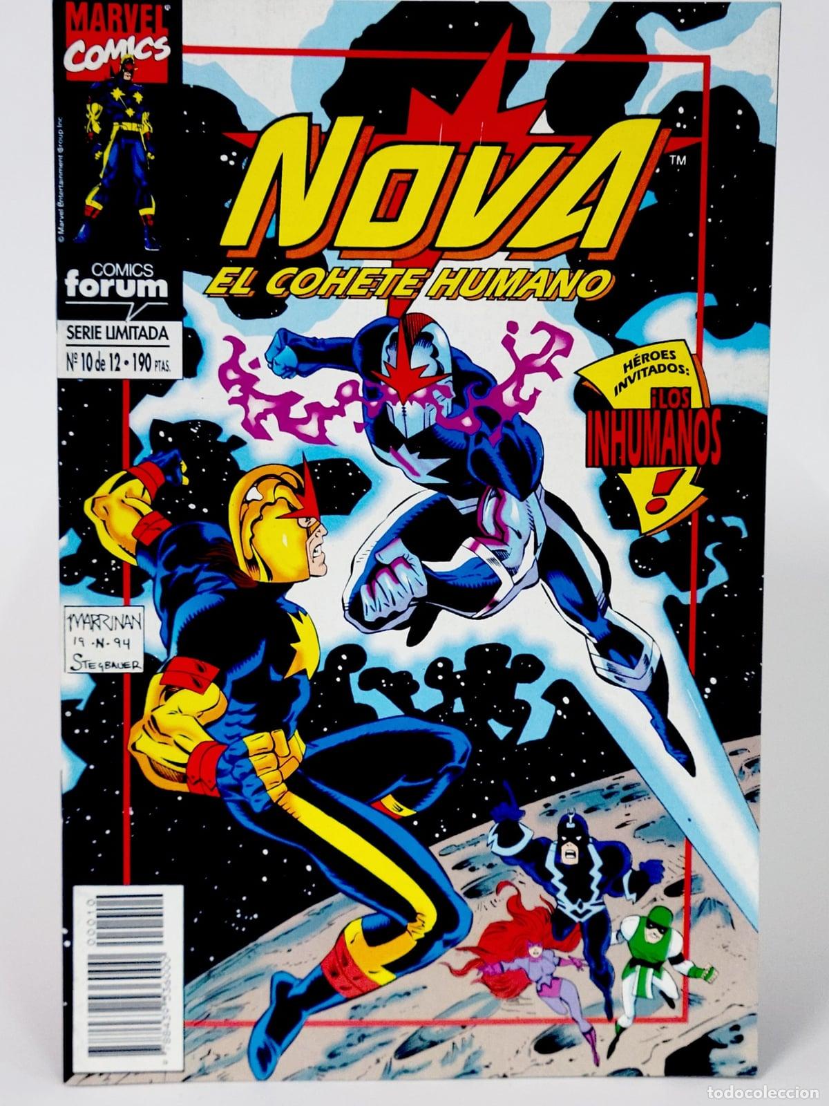 C&oacute;mics: C&Oacute;MIC NOVA 10 EL COHETE HUMANO FORUM MARVEL DE KIOSCO