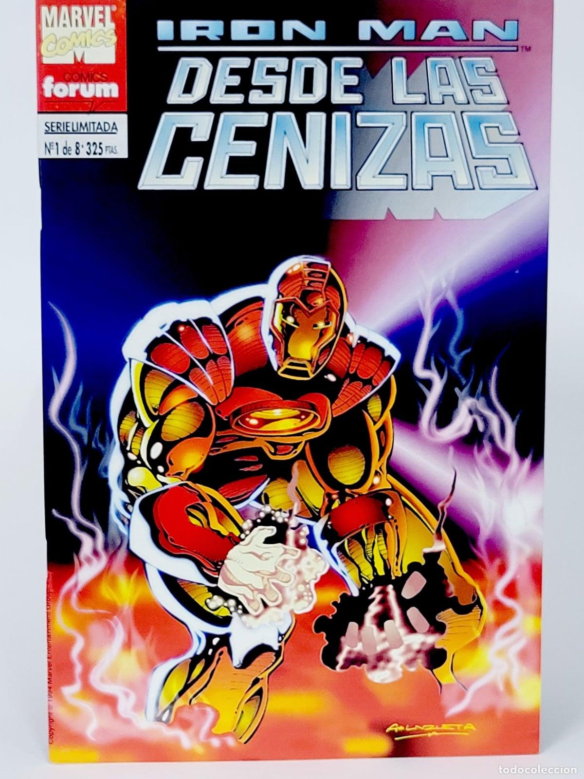 C&oacute;mics: C&Oacute;MIC IRON MAN 1 DESDE LAS CENIZAS FORUM MARVEL DE KIOSCO - Foto 1