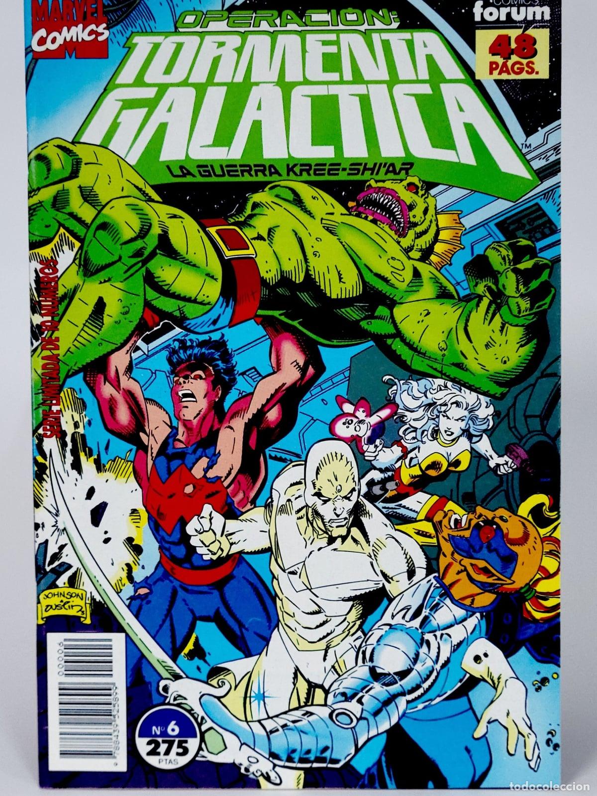 C&oacute;mics: C&Oacute;MIC OPERACI&Oacute;N: TORMENTA GAL&Aacute;CTICA 6 FORUM MARVEL DE KIOSCO