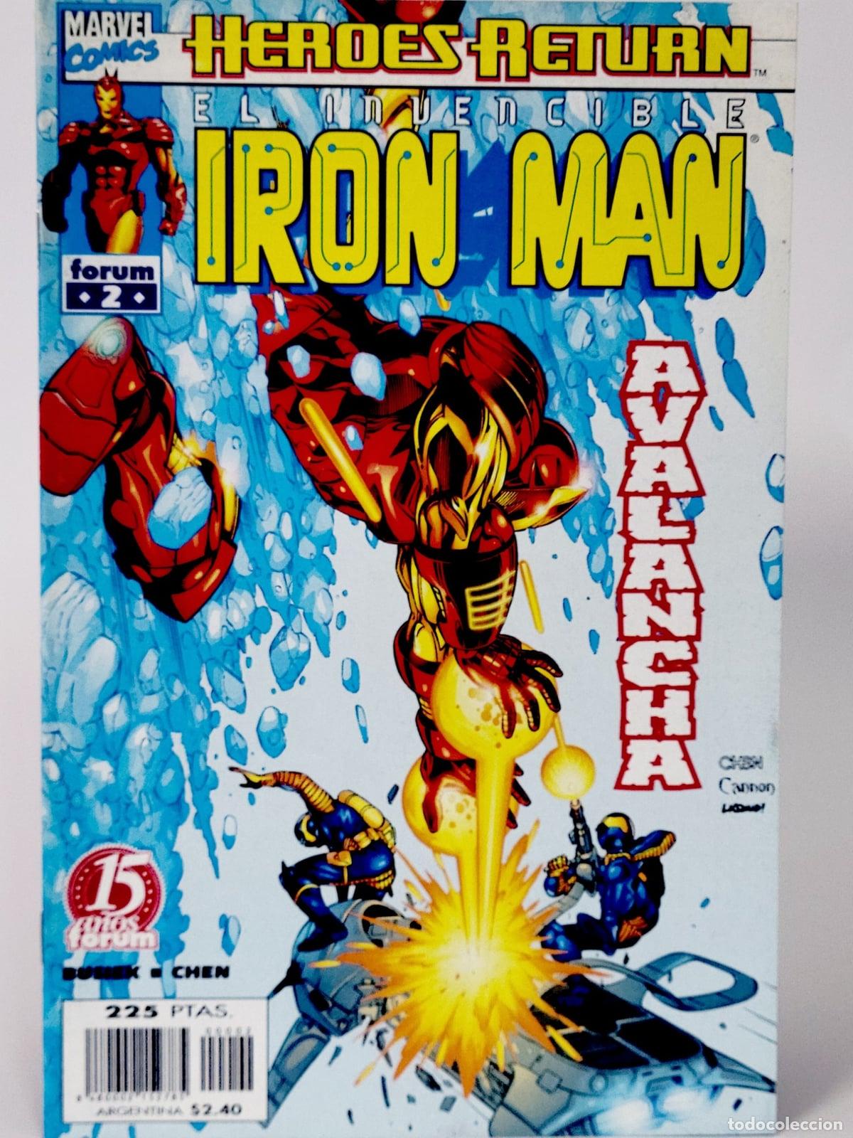 C&oacute;mics: C&Oacute;MIC IRON MAN 2 AVALANCHA VOL.2 FORUM MARVEL VOLUMEN DE KIOSCO
