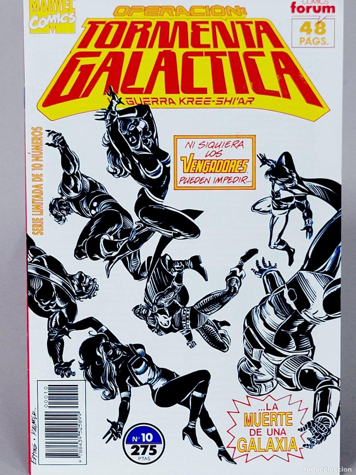 C&oacute;mics: C&Oacute;MIC OPERACI&Oacute;N: TORMENTA GAL&Aacute;CTICA 10 FORUM MARVEL DE KIOSCO