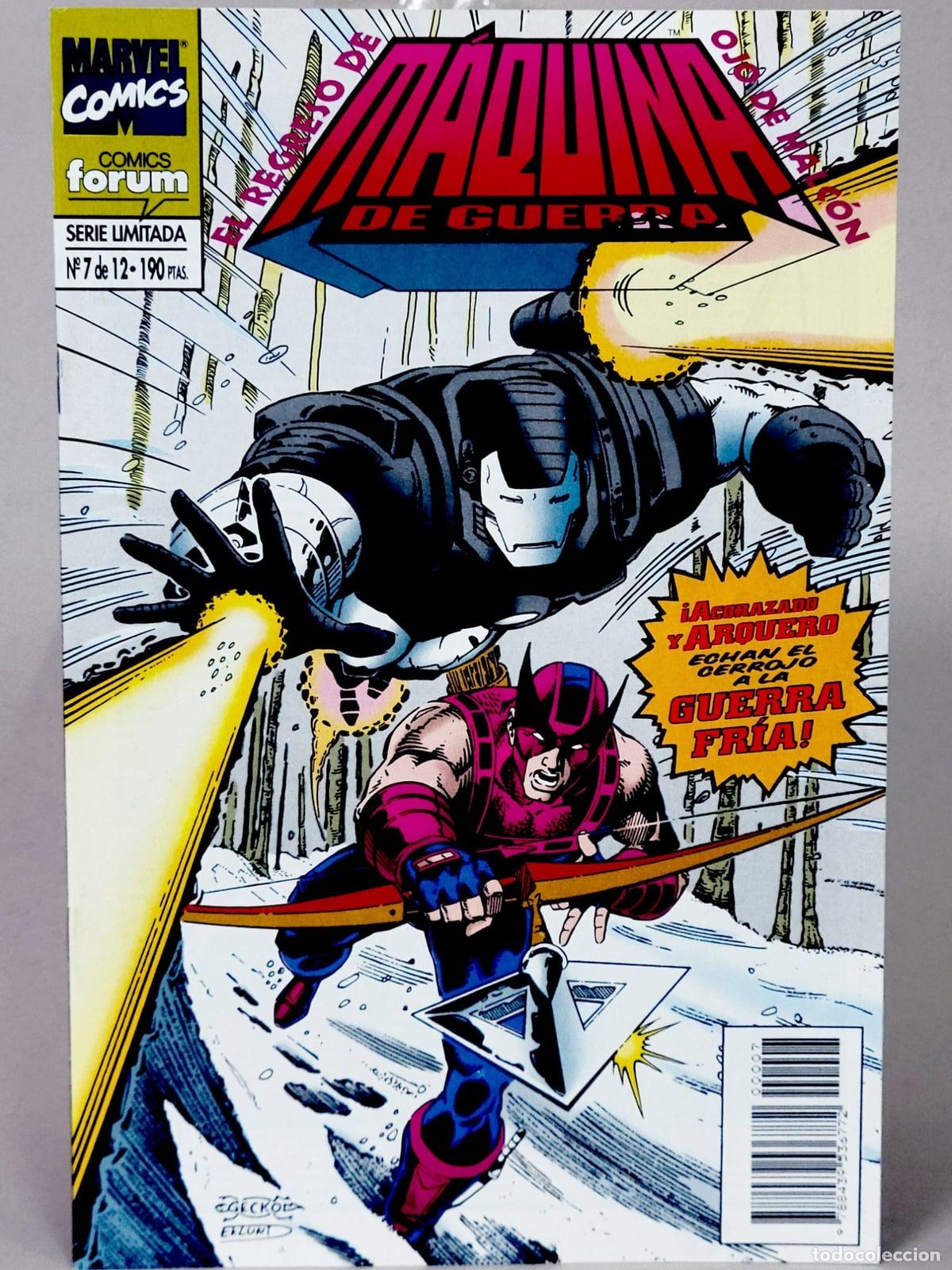 C&oacute;mics: C&Oacute;MIC M&Aacute;QUINA DE GUERRA 7 EL REGRESO VOL.2 FORUM MARVEL VOLUMEN DE KIOSCO