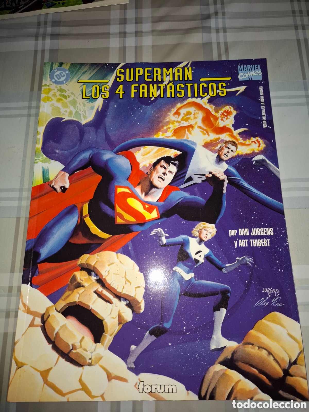 C&oacute;mics: Superm&aacute;n y los 4 Fant&aacute;sticos , Forum 1999 , Gran formato