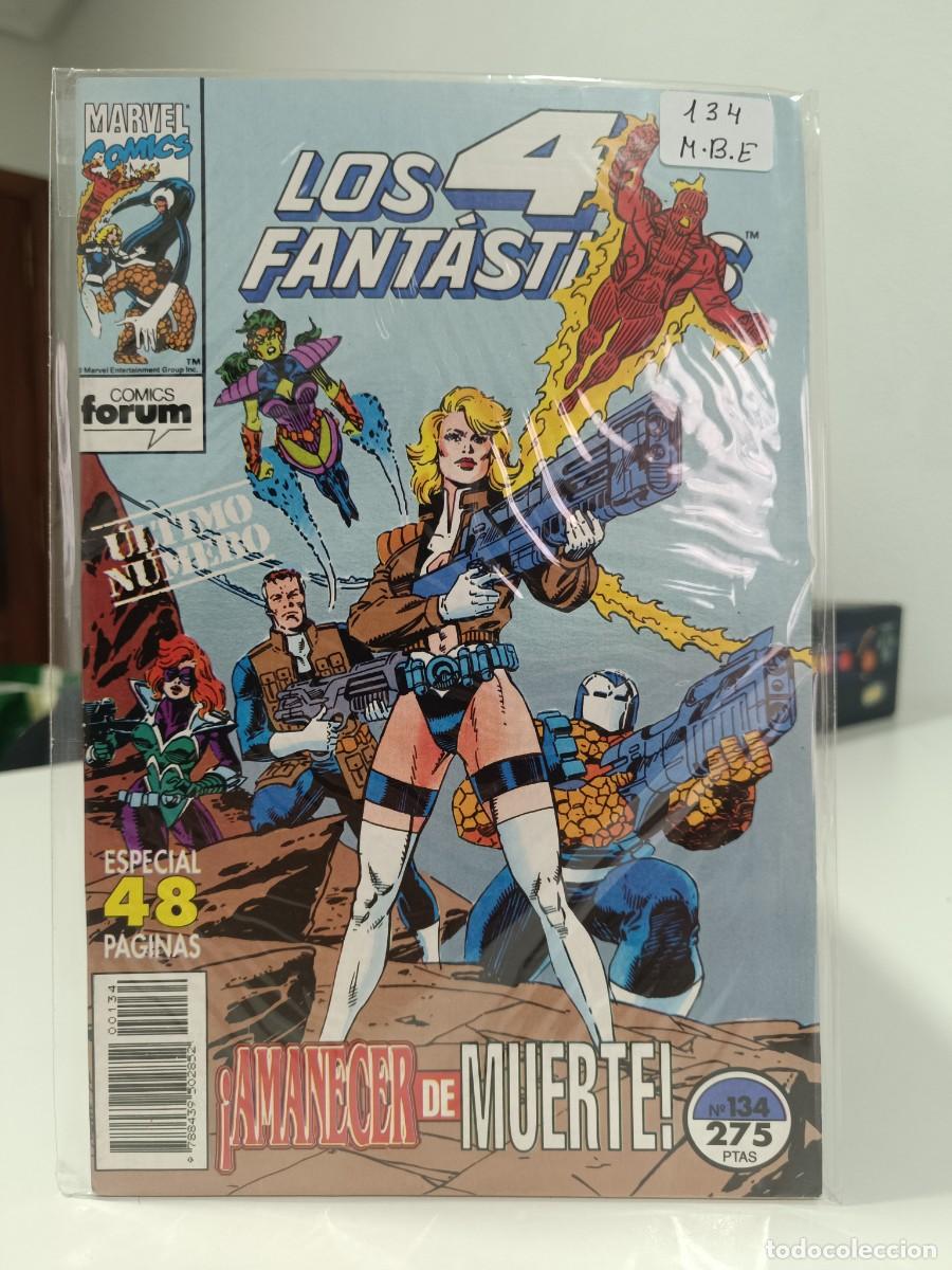 C&oacute;mics: LOS 4 FANTASTICOS FORUM NUMERO #134 MUY BUEN ESTADO LAS PEGATINAS ESTAN SOBRE LA BOLSA PROTECTORA