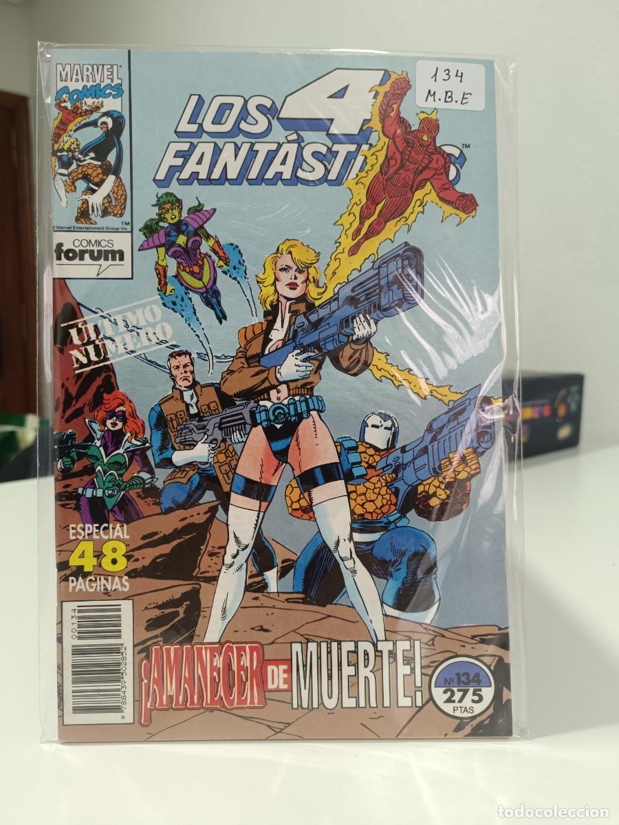 C&oacute;mics: LOS 4 FANTASTICOS FORUM NUMERO #134 MUY BUEN ESTADO LAS PEGATINAS ESTAN SOBRE LA BOLSA PROTECTORA
