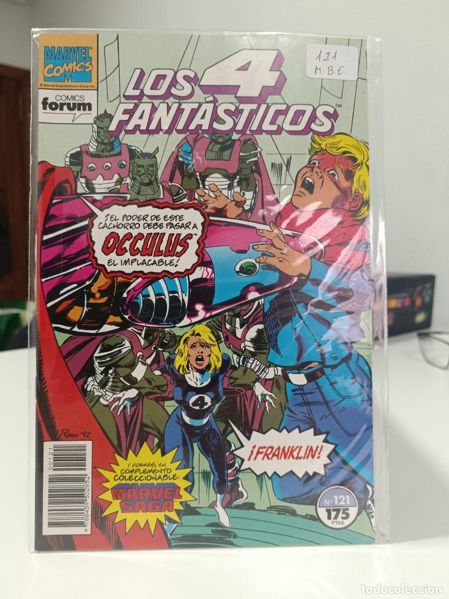 C&oacute;mics: LOS 4 FANTASTICOS FORUM NUMERO #121 MUY BUEN ESTADO LAS PEGATINAS ESTAN SOBRE LA BOLSA PROTECTORA