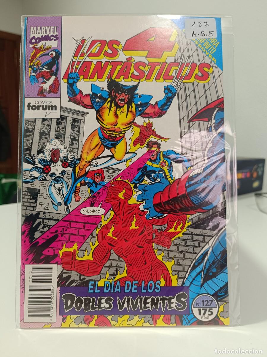 C&oacute;mics: LOS 4 FANTASTICOS FORUM NUMERO #127 MUY BUEN ESTADO LAS PEGATINAS ESTAN SOBRE LA BOLSA PROTECTORA