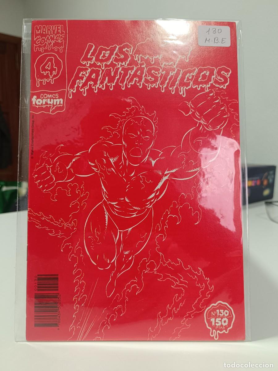 C&oacute;mics: LOS 4 FANTASTICOS FORUM NUMERO #130 MUY BUEN ESTADO LAS PEGATINAS ESTAN SOBRE LA BOLSA PROTECTORA