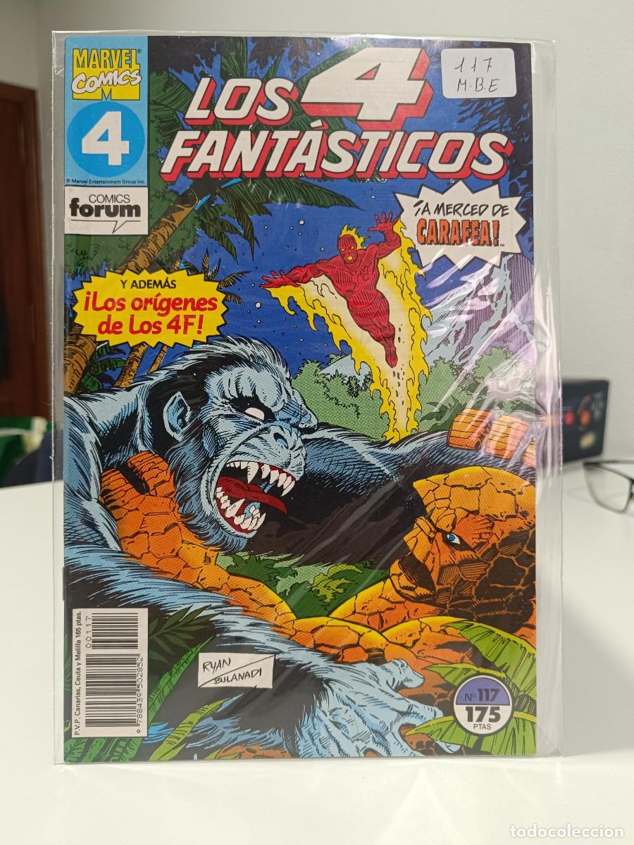 C&oacute;mics: LOS 4 FANTASTICOS FORUM NUMERO #117 MUY BUEN ESTADO LAS PEGATINAS ESTAN SOBRE LA BOLSA PROTECTORA