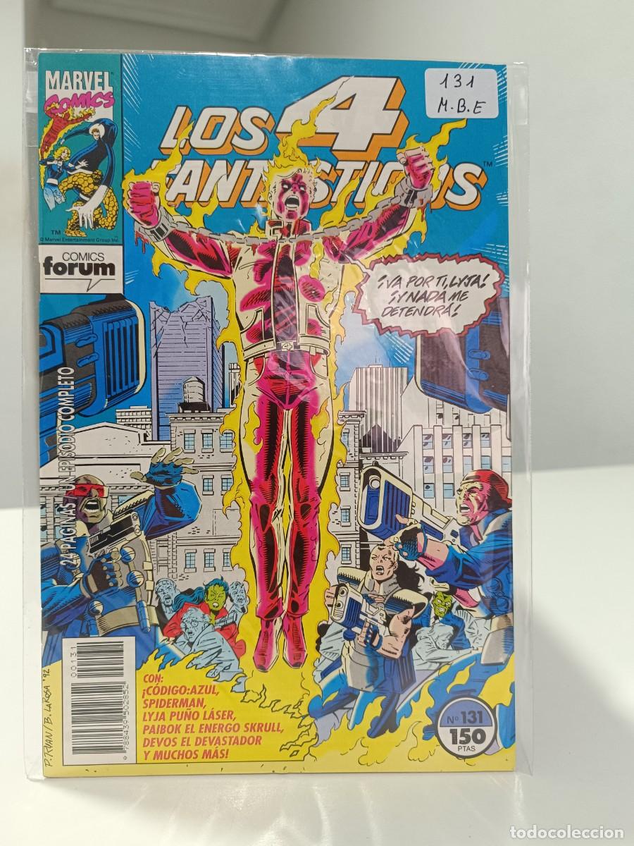 C&oacute;mics: LOS 4 FANTASTICOS FORUM NUMERO #131 MUY BUEN ESTADO LAS PEGATINAS ESTAN SOBRE LA BOLSA PROTECTORA