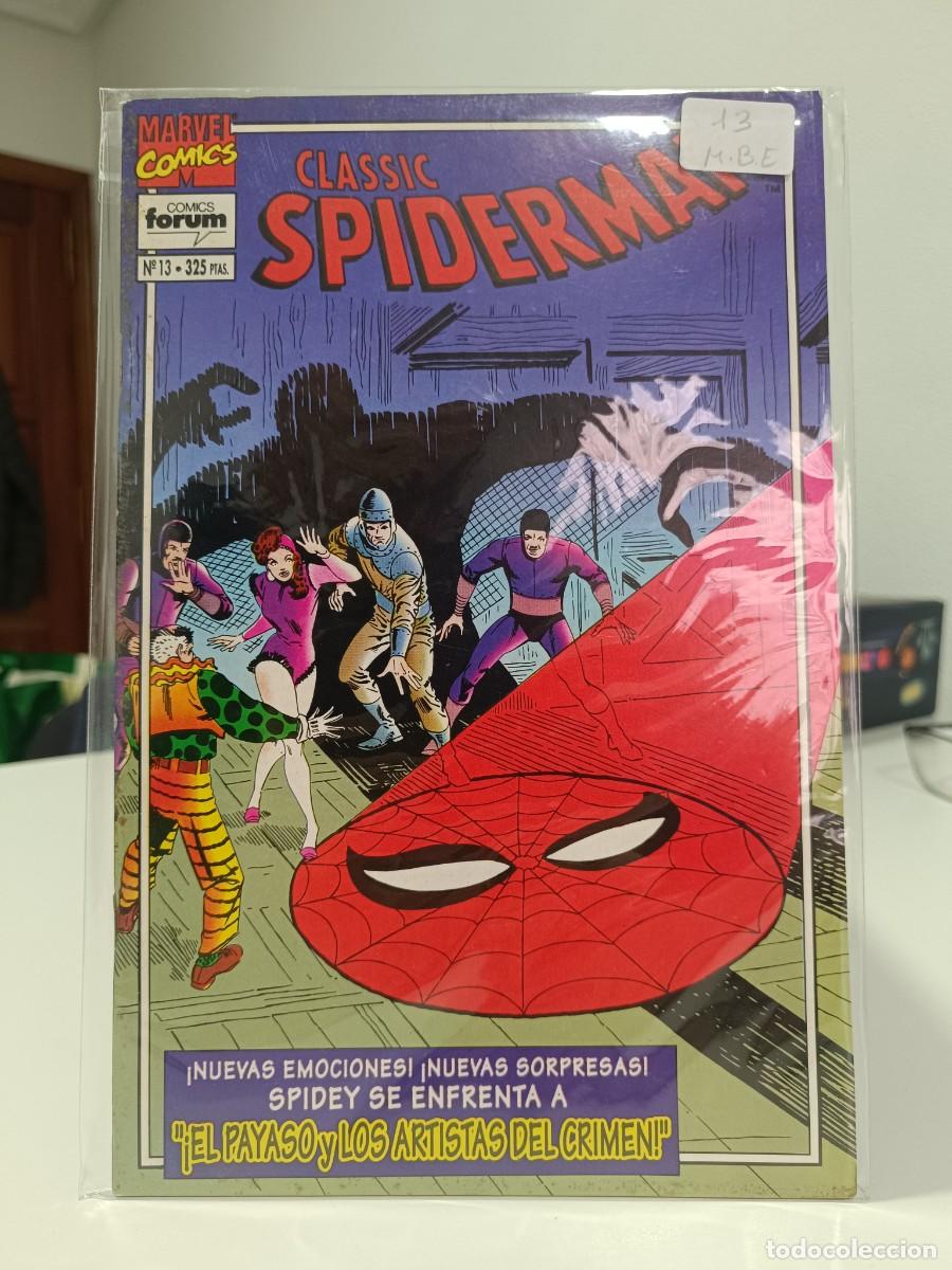 C&oacute;mics: CLASSIC SPIDERMAN FORUM NUMERO #13 BUEN ESTADO PEGATINA SOBRE BOLSA PROTECTORA