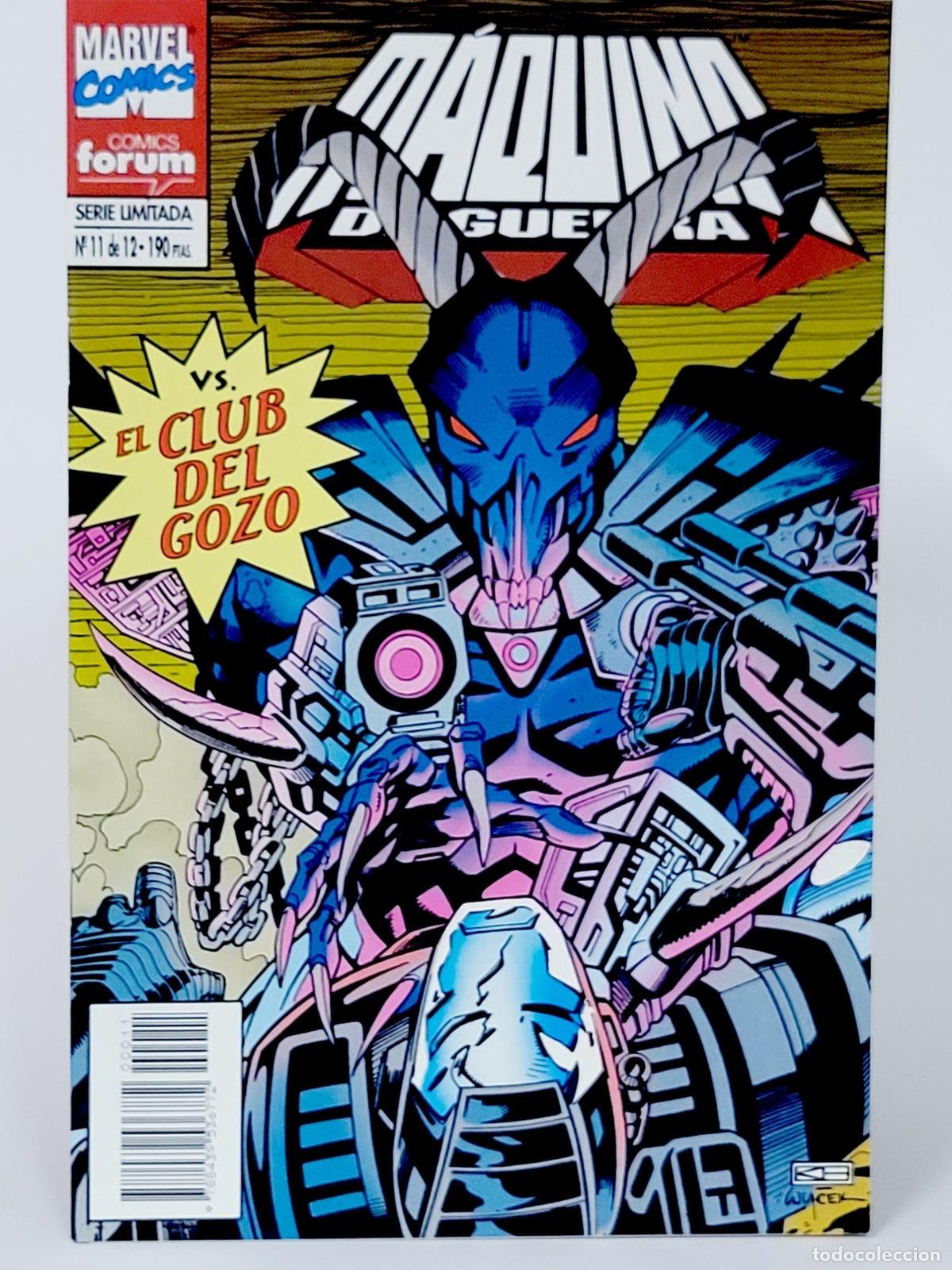 C&oacute;mics: C&Oacute;MIC M&Aacute;QUINA DE GUERRA 11 VS. EL CLUB DEL GOZO VOL.2 FORUM MARVEL VOLUMEN DE KIOSCO