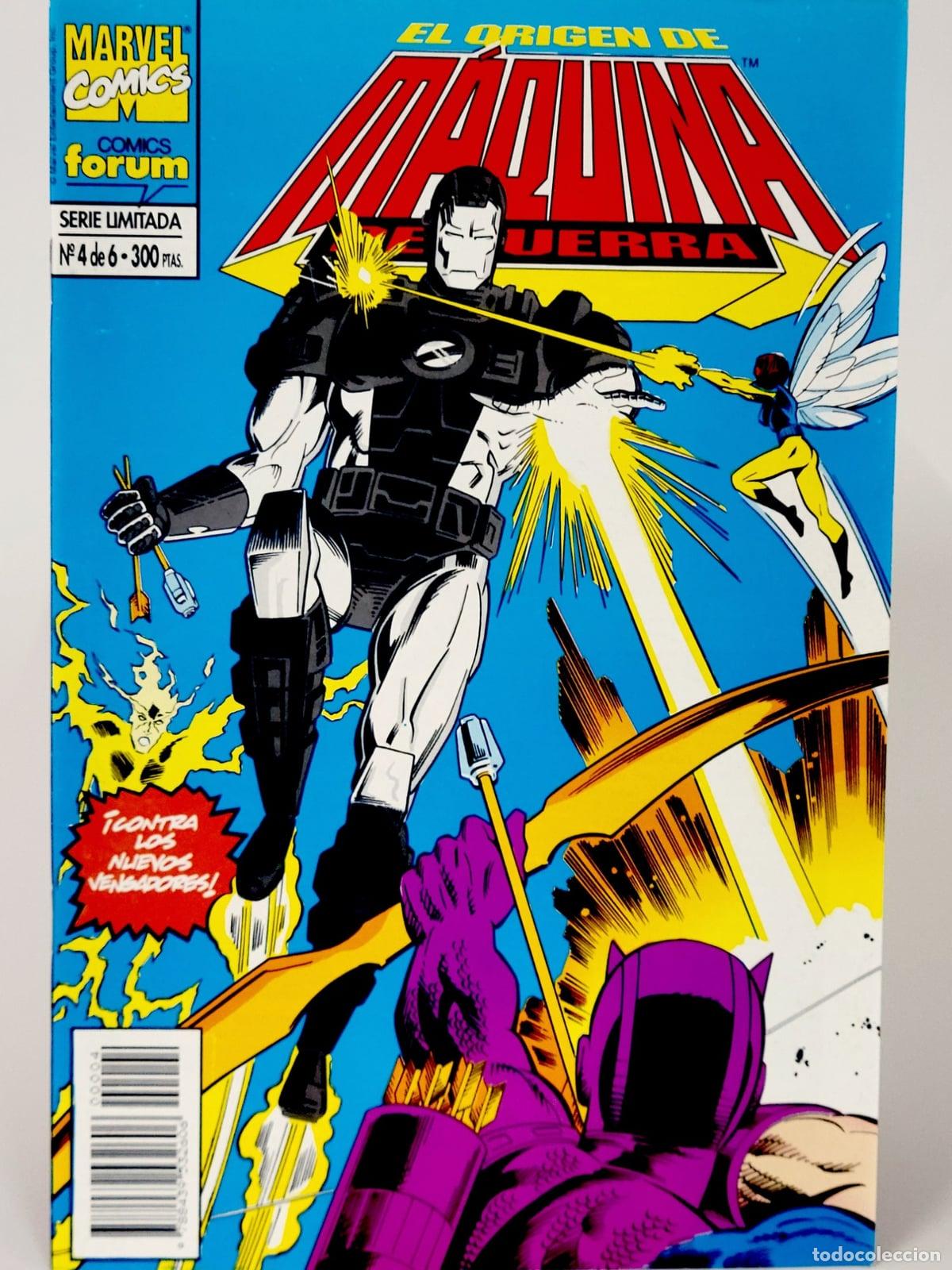 C&oacute;mics: C&Oacute;MIC ORIGEN M&Aacute;QUINA DE GUERRA 4 &iexcl;CONTRA LOS NUEVOS VENGADORES! VOL.1 FORUM MARVEL VOLUMEN DE KIOSCO