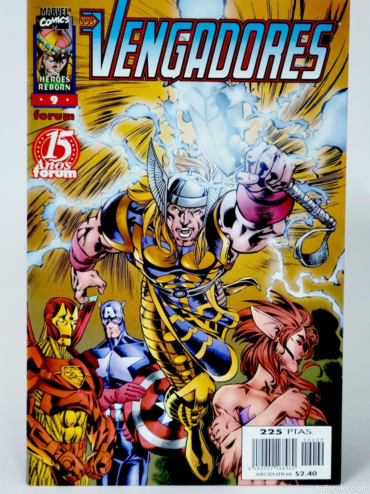 C&oacute;mics: C&Oacute;MIC LOS VENGADORES 9 VOL.3 FORUM MARVEL VOLUMEN DE KIOSCO - Foto 1