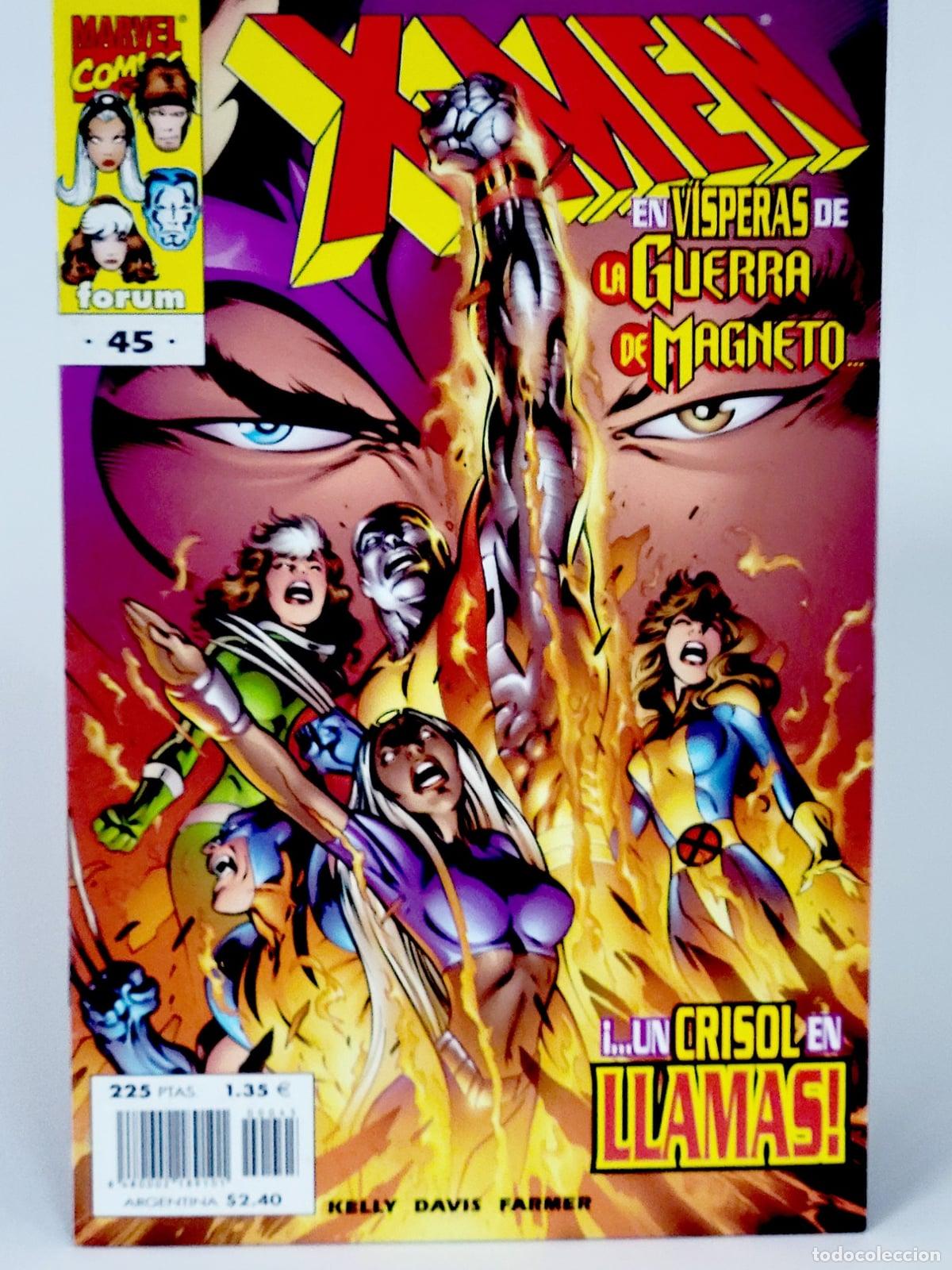 C&oacute;mics: C&Oacute;MIC X-MEN 45 &iexcl;UN CRISOL EN LLAMAS! VOL.2 FORUM MARVEL VOLUMEN DE KIOSCO