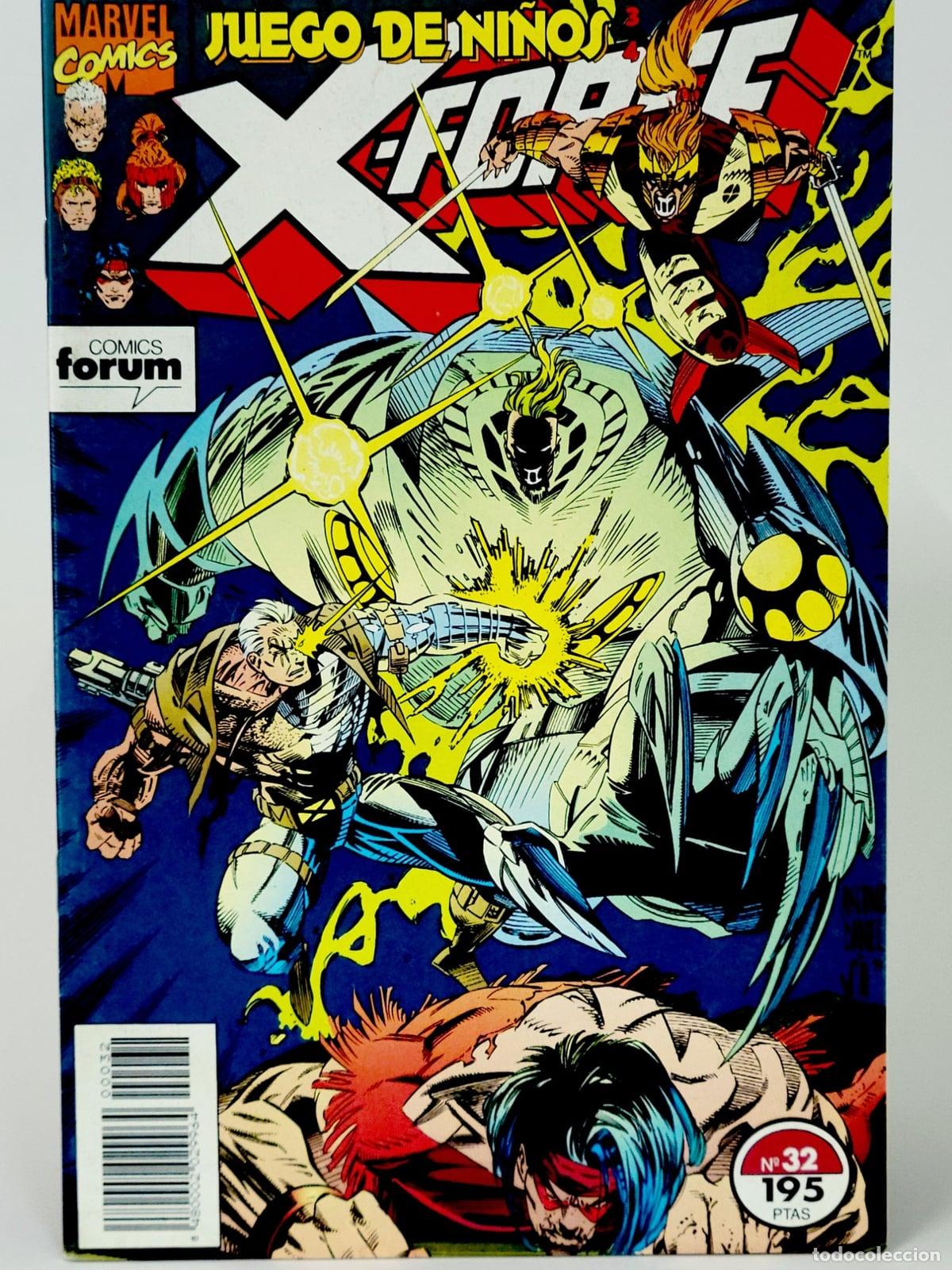 C&oacute;mics: C&Oacute;MIC X-FORCE 32 JUEGO DE NI&Ntilde;OS: 3 DE 4 VOL.1 FORUM MARVEL VOLUMEN DE KIOSCO