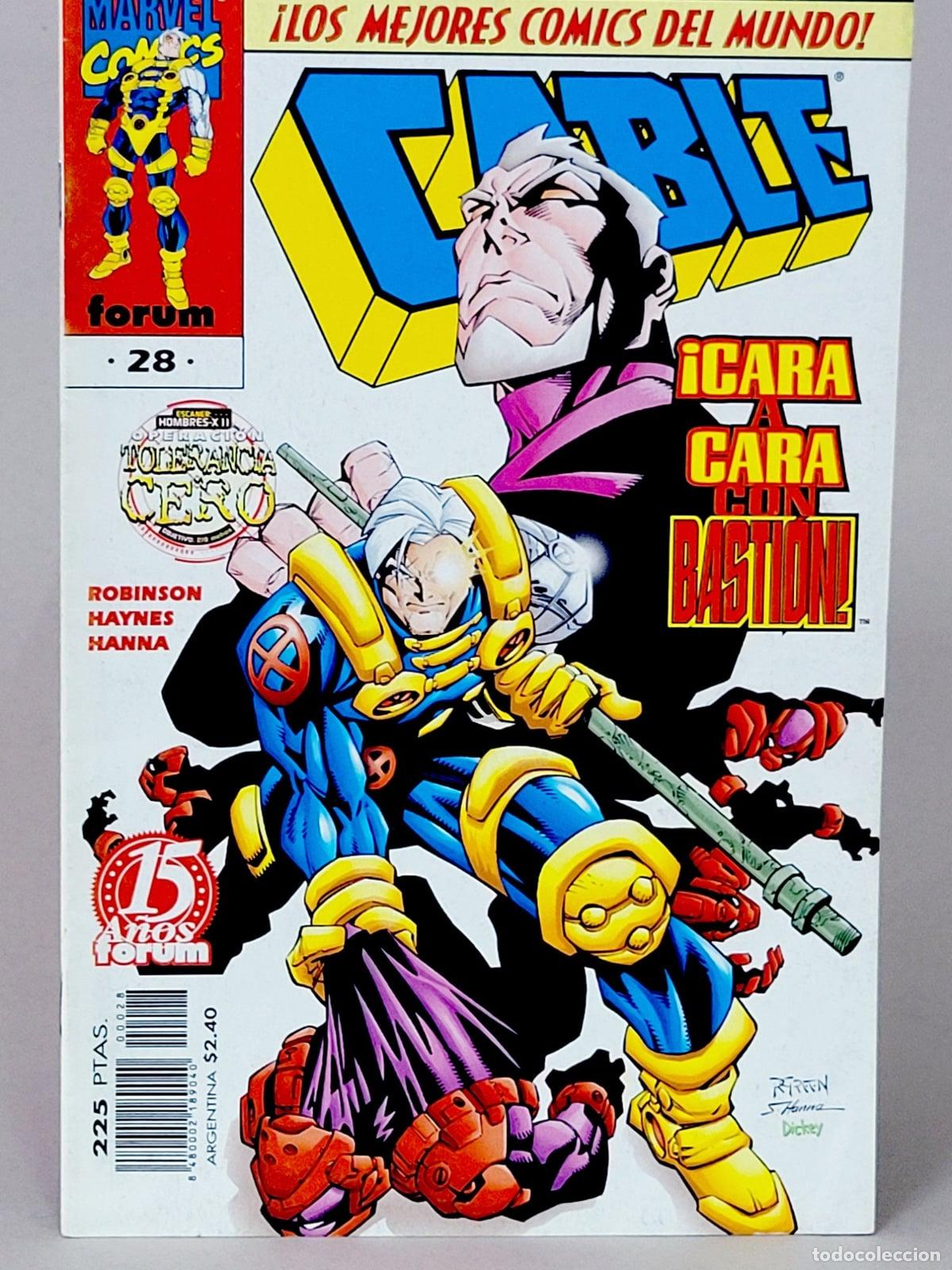 C&oacute;mics: C&Oacute;MIC CABLE 28 &iexcl;CARA A CARA CON BASTION! VOL.2 FORUM MARVEL VOLUMEN DE KIOSCO - Foto 1