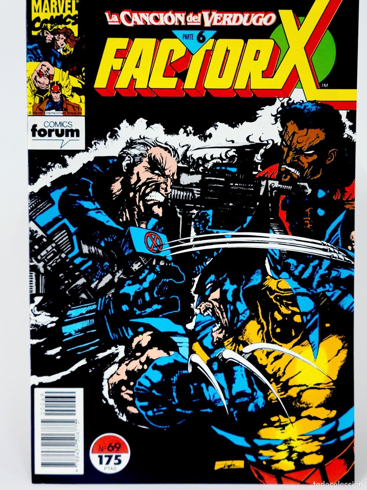 C&oacute;mics: C&Oacute;MIC FACTOR X 69 LA CANCI&Oacute;N DEL VERDUGO PARTE 6 VOL.1 FORUM MARVEL VOLUMEN DE KIOSCO