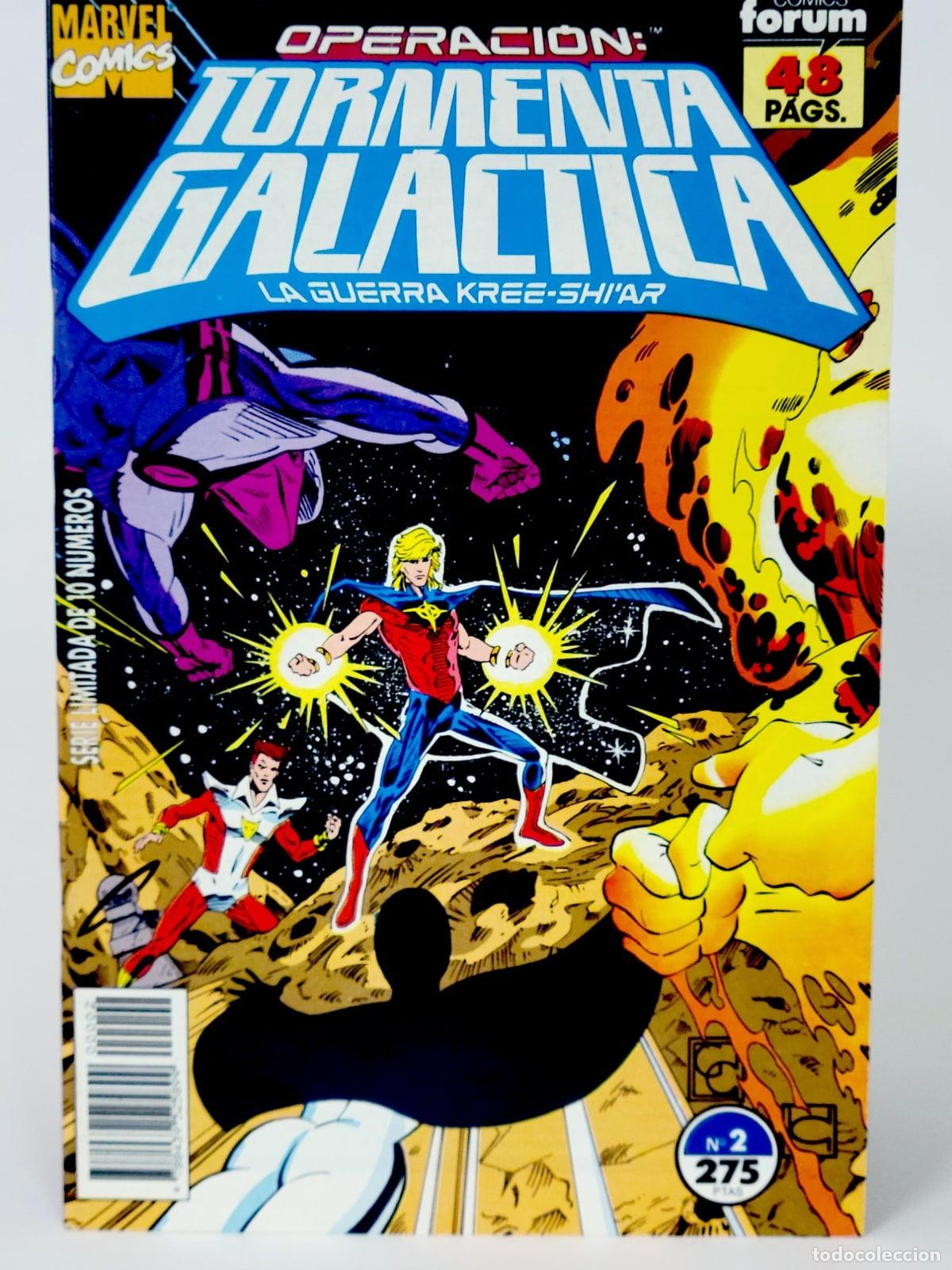 C&oacute;mics: C&Oacute;MIC OPERACI&Oacute;N: TORMENTA GAL&Aacute;CTICA 2 LA GUERRA KREE-SHI'AR FORUM MARVEL DE KIOSCO