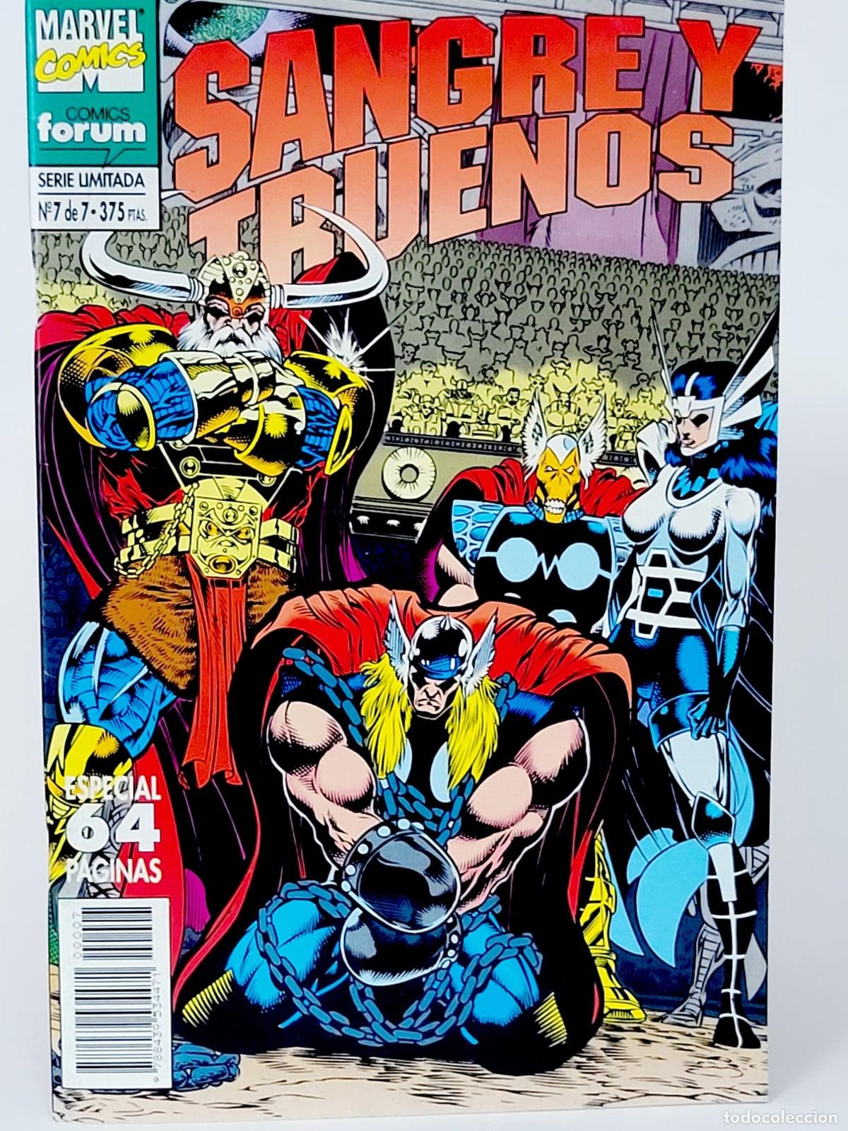 C&oacute;mics: C&Oacute;MIC SANGRE Y TRUENOS 7 (ESPECIAL EXTRA) FORUM MARVEL DE KIOSCO - Foto 1
