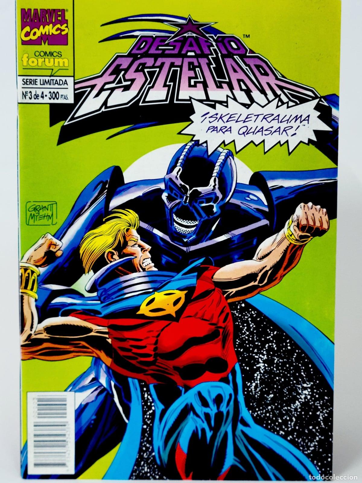 C&oacute;mics: C&Oacute;MIC DESAF&Iacute;O ESTELAR 3 &iexcl;SKELETRAUMA PARA QUASAR! FORUM MARVEL DE KIOSCO