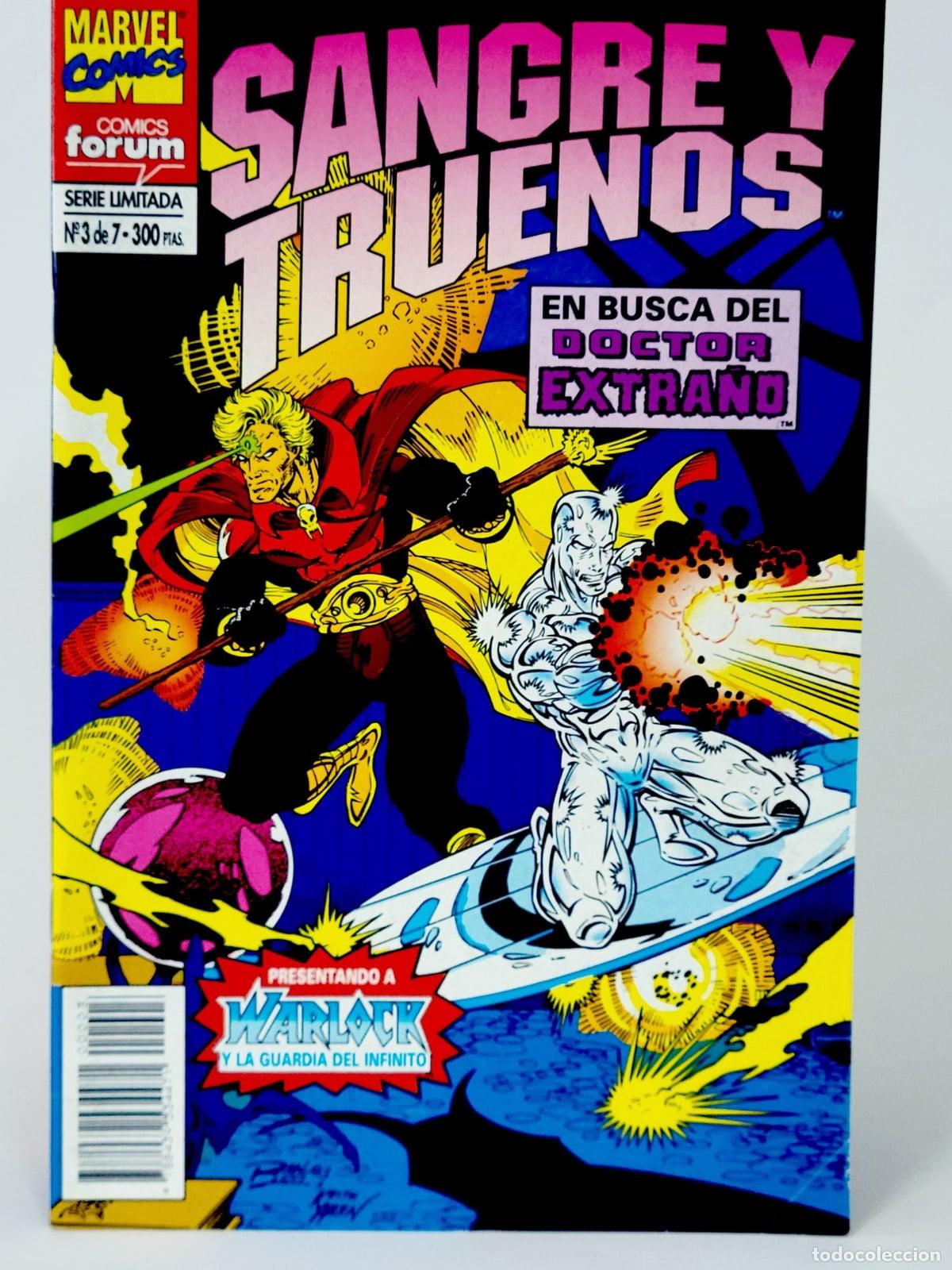 C&oacute;mics: C&Oacute;MIC SANGRE Y TRUENOS 3 EN BUSCA DEL DOCTOR EXTRA&Ntilde;O FORUM MARVEL DE KIOSCO