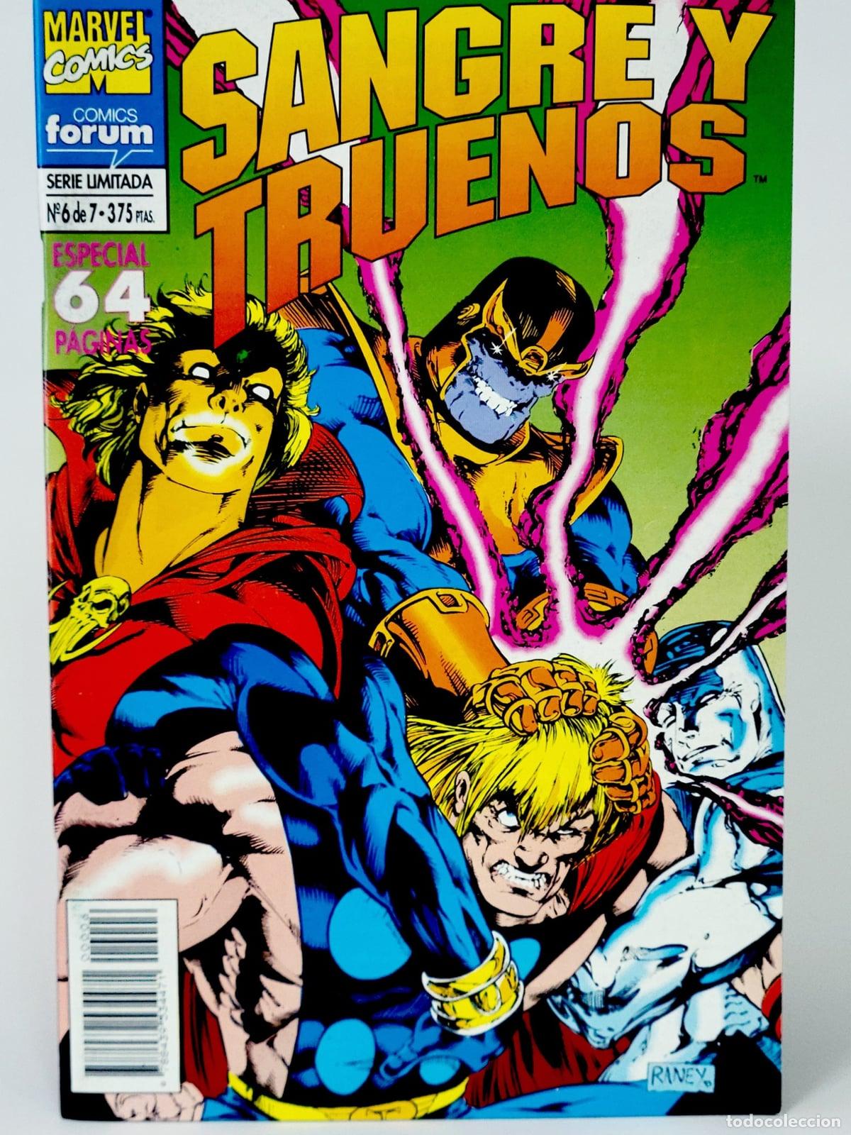C&oacute;mics: C&Oacute;MIC SANGRE Y TRUENOS 6 FORUM MARVEL DE KIOSCO - Foto 1