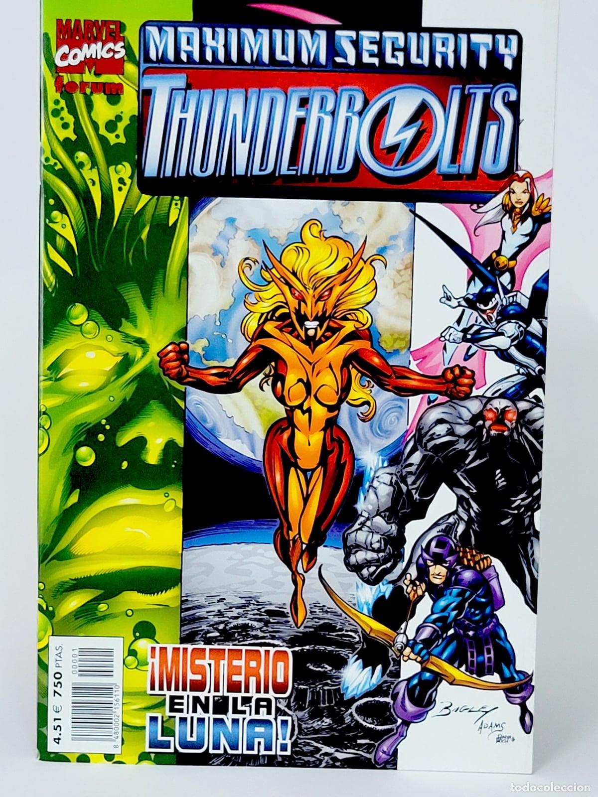 C&oacute;mics: C&Oacute;MIC THUNDERBOLTS ESPECIAL EXTRA MISTERIO EN LA LUNA FORUM MARVEL DE KIOSCO - Foto 1