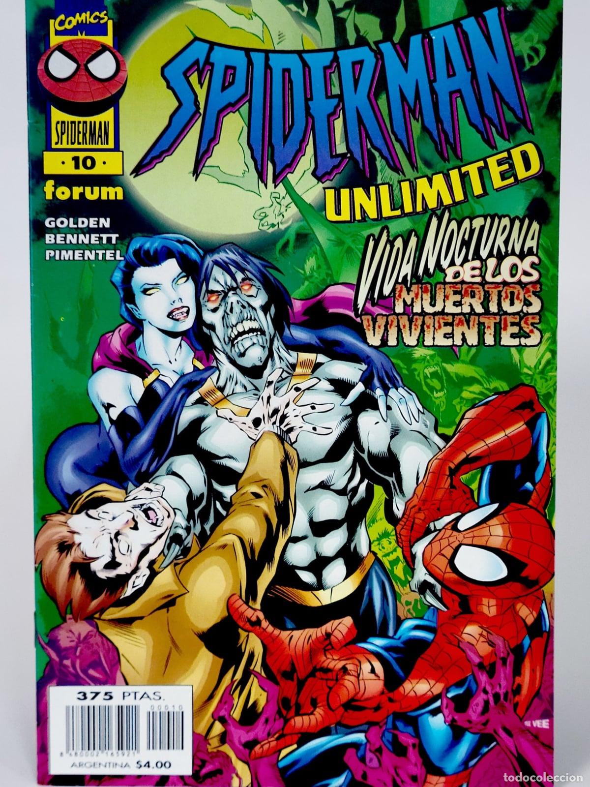 C&oacute;mics: C&Oacute;MIC SPIDERMAN 10 VIDA NOCTURNA DE LOS MUERTOS VIVIENTES FORUM MARVEL (SPIDER-MAN) DE KIOSCO