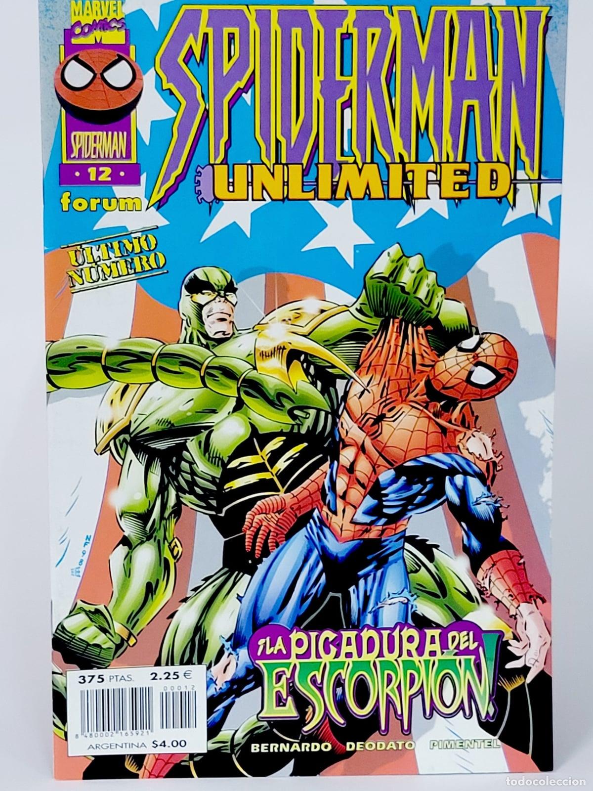 C&oacute;mics: C&Oacute;MIC SPIDERMAN 12 &iexcl;LA PICADURA DEL ESCORPI&Oacute;N! FORUM MARVEL (SPIDER-MAN)DE KIOSCO