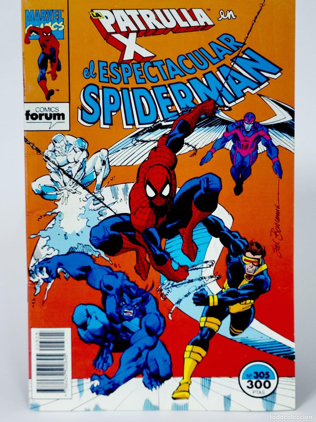 C&oacute;mics: C&Oacute;MIC SPIDERMAN 305 JUEGO DE PODER VOL.1 FORUM MARVEL VOLUMEN DE KIOSCO - Foto 1
