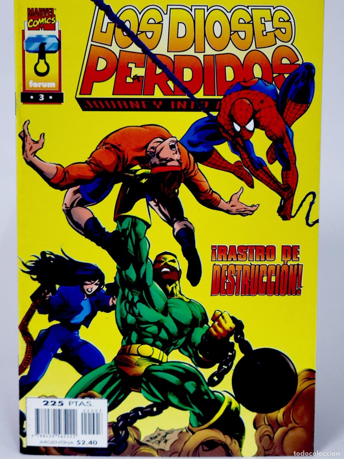 C&oacute;mics: C&Oacute;MIC LOS DIOSES PERDIDOS 3 &iexcl;RASTRO DE DESTRUCCI&Oacute;N! FORUM MARVEL EXCELENTE ESTADO - Foto 1