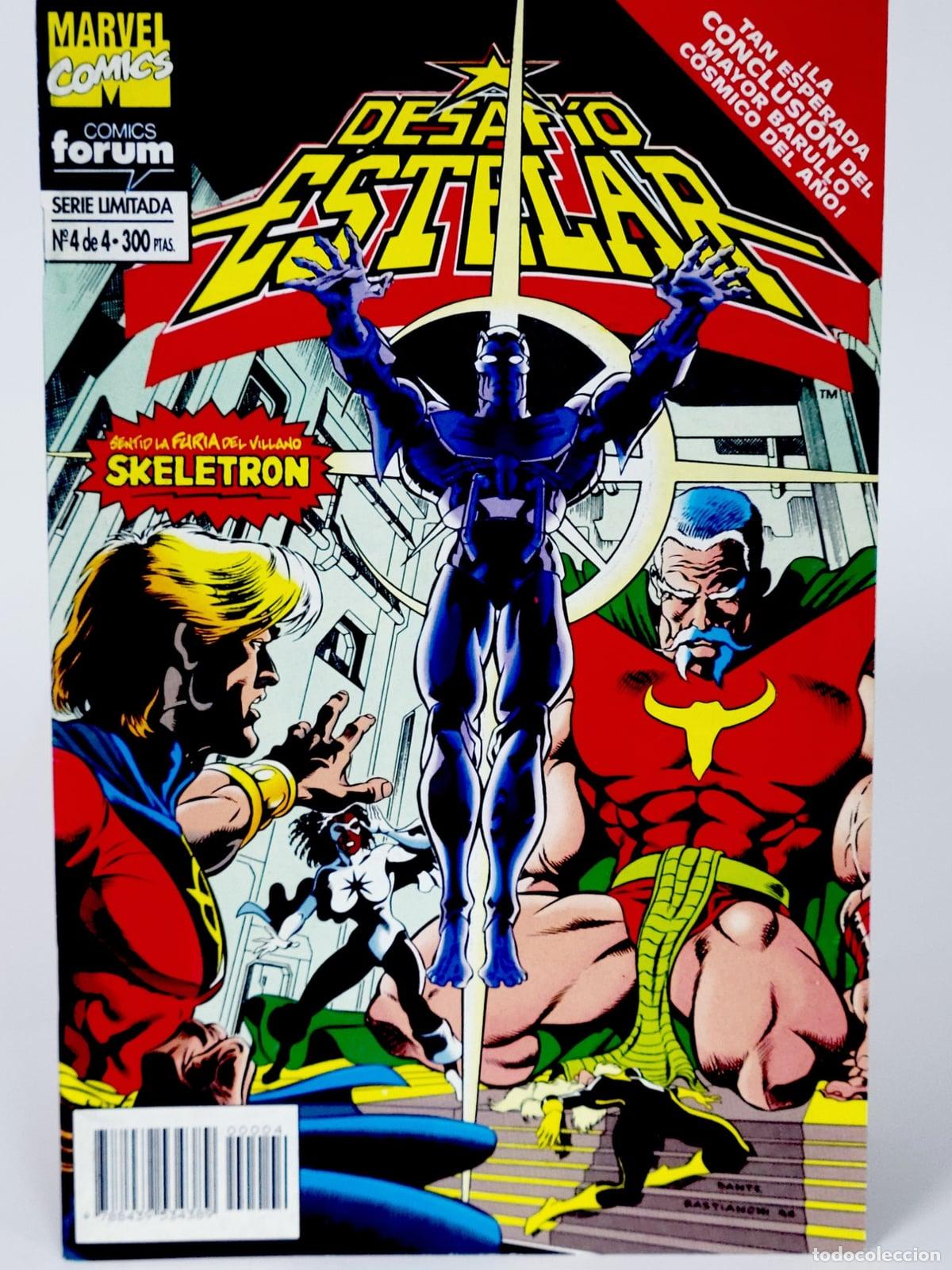 C&oacute;mics: C&Oacute;MIC DESAF&Iacute;O ESTELAR 4 SENTID LA FURIA DEL VILLANO SKELETRON FORUM MARVEL EXCELENTE ESTADO