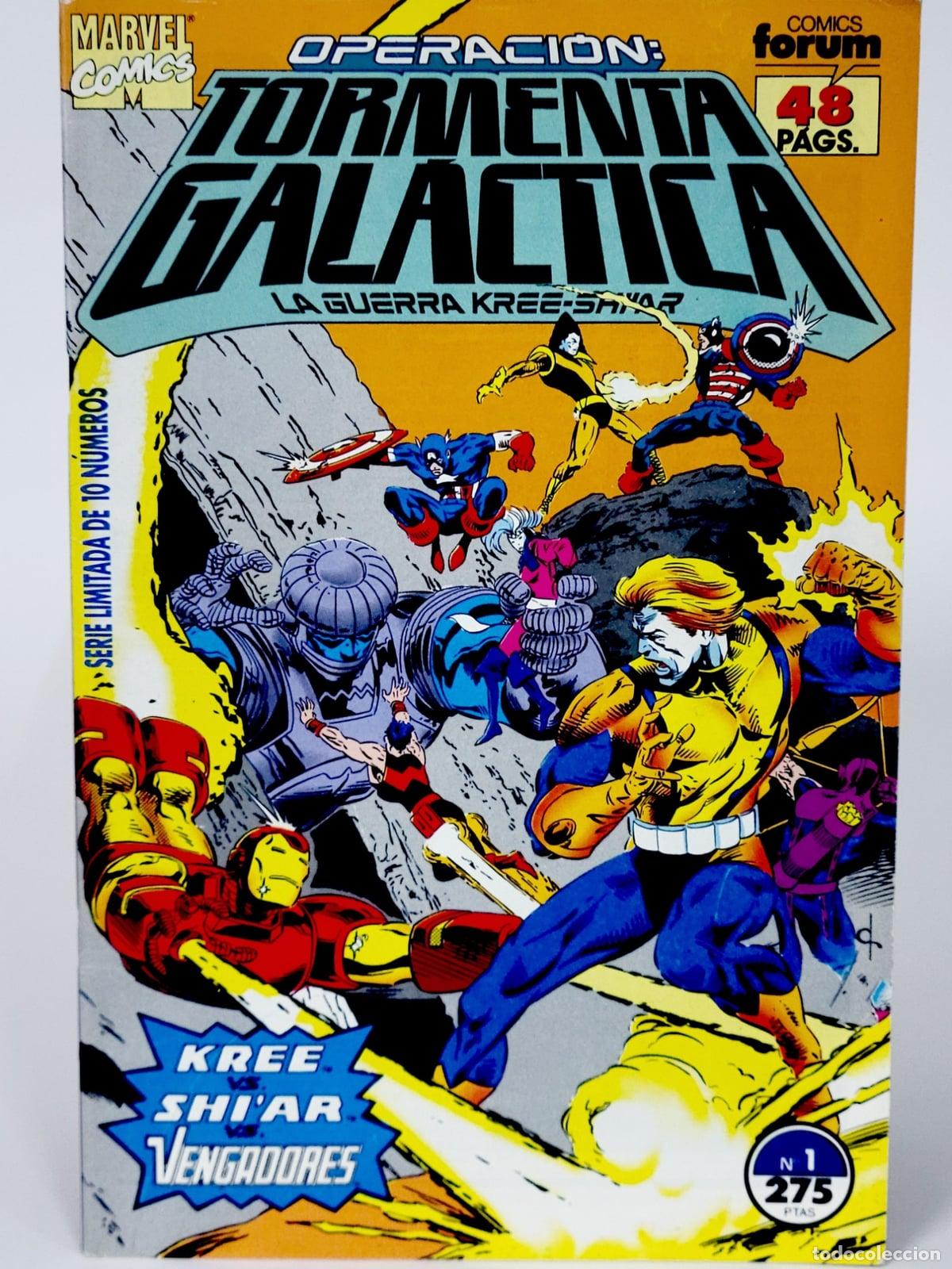 C&oacute;mics: C&Oacute;MIC OPERACI&Oacute;N TORMENTA GAL&Aacute;CTICA 1 FORUM MARVEL EXCELENTE ESTADO - Foto 1