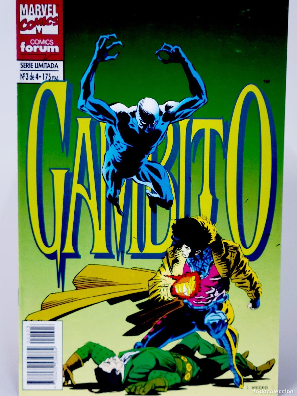 C&oacute;mics: C&Oacute;MIC GAMBITO 3 VOL.1 FORUM MARVEL VOLUMEN DE KIOSCO