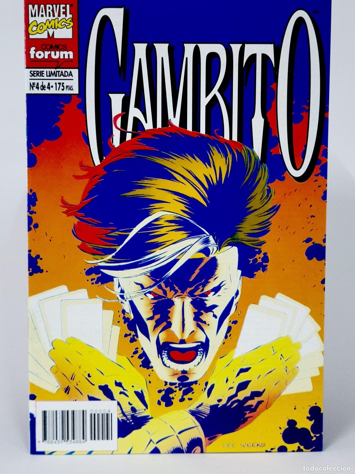 C&oacute;mics: C&Oacute;MIC GAMBITO 4 VOL.1 FORUM MARVEL VOLUMEN DE KIOSCO