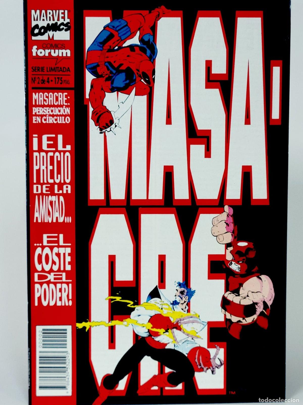 C&oacute;mics: C&Oacute;MIC MASACRE 2 PERSECUCI&Oacute;N EN C&Iacute;RCULO VOL.1 FORUM MARVEL VOLUMEN DE KIOSCO