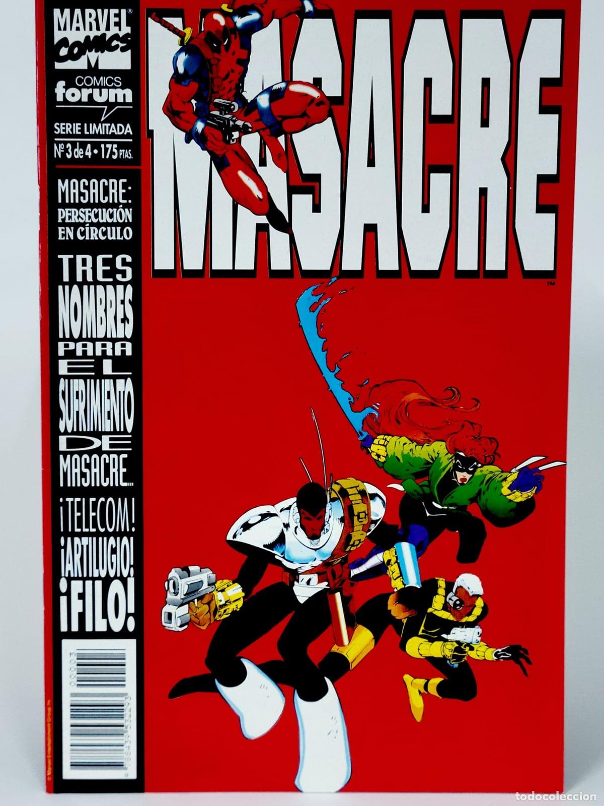C&oacute;mics: C&Oacute;MIC MASACRE 3 PERSECUCI&Oacute;N EN C&Iacute;RCULO VOL.1 FORUM MARVEL VOLUMEN DE KIOSCO - Foto 2