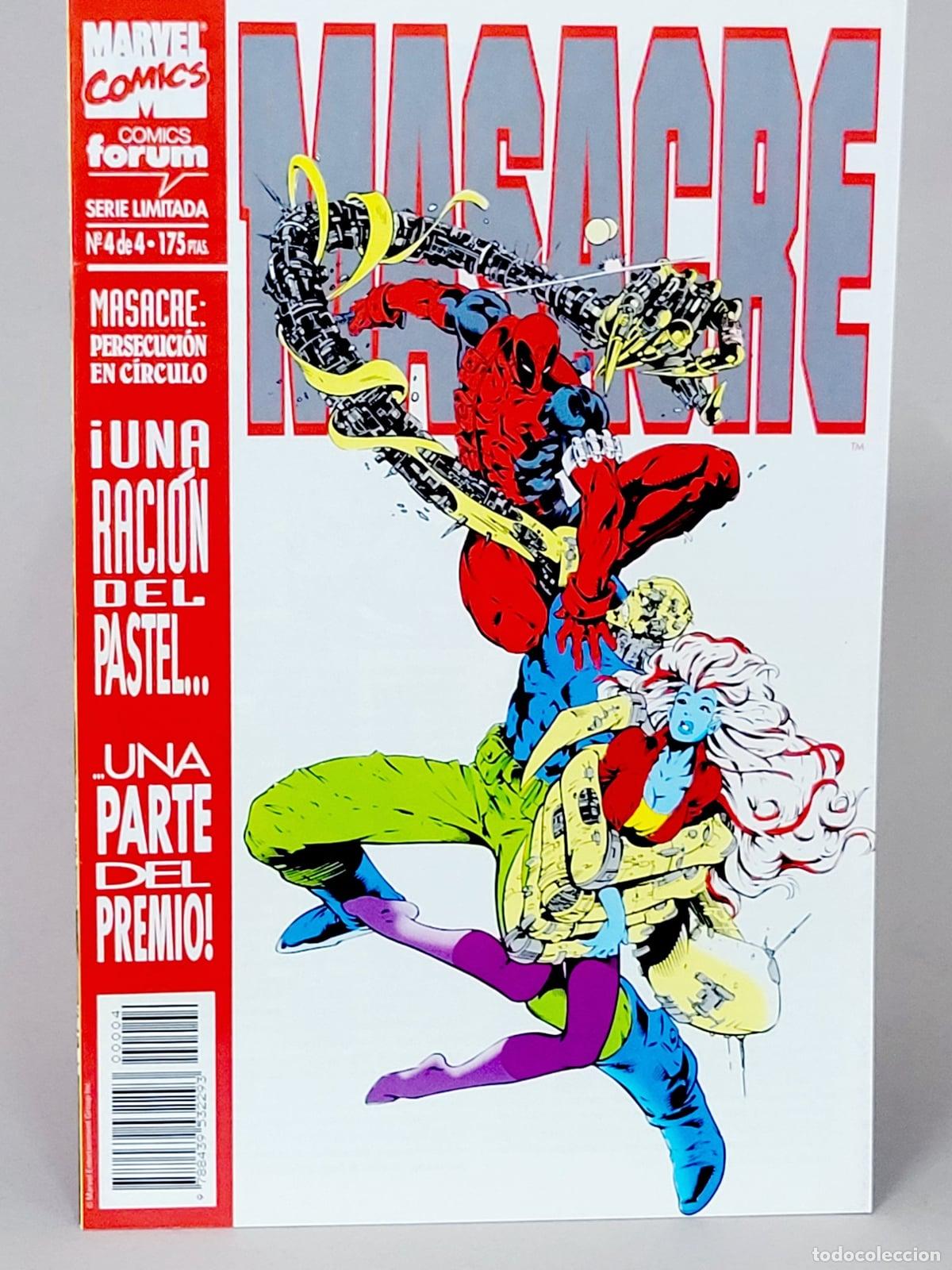 C&oacute;mics: C&Oacute;MIC MASACRE 4 PERSECUCI&Oacute;N EN C&Iacute;RCULO VOL.1 FORUM MARVEL VOLUMEN DE KIOSCO
