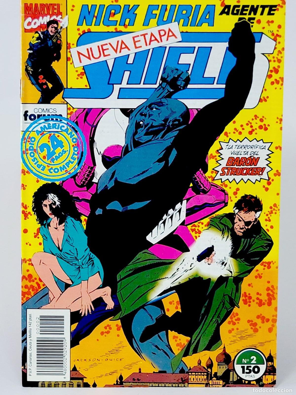 C&oacute;mics: C&Oacute;MIC NICK FURIA SHIELD 2 TERROR&Iacute;FICA VUELTA BARON STRUCKER VOL.2 FORUM MARVEL VOLUMEN DE KIOSCO