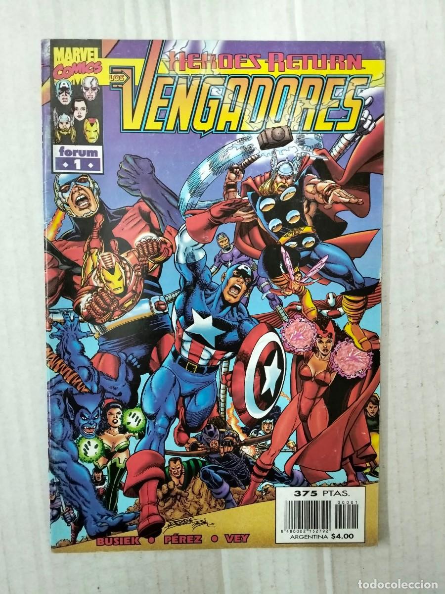 C&oacute;mics: LOS VENGADORES n&ordm; 1. HEROES RETURN. Busiek, Perez, Vey