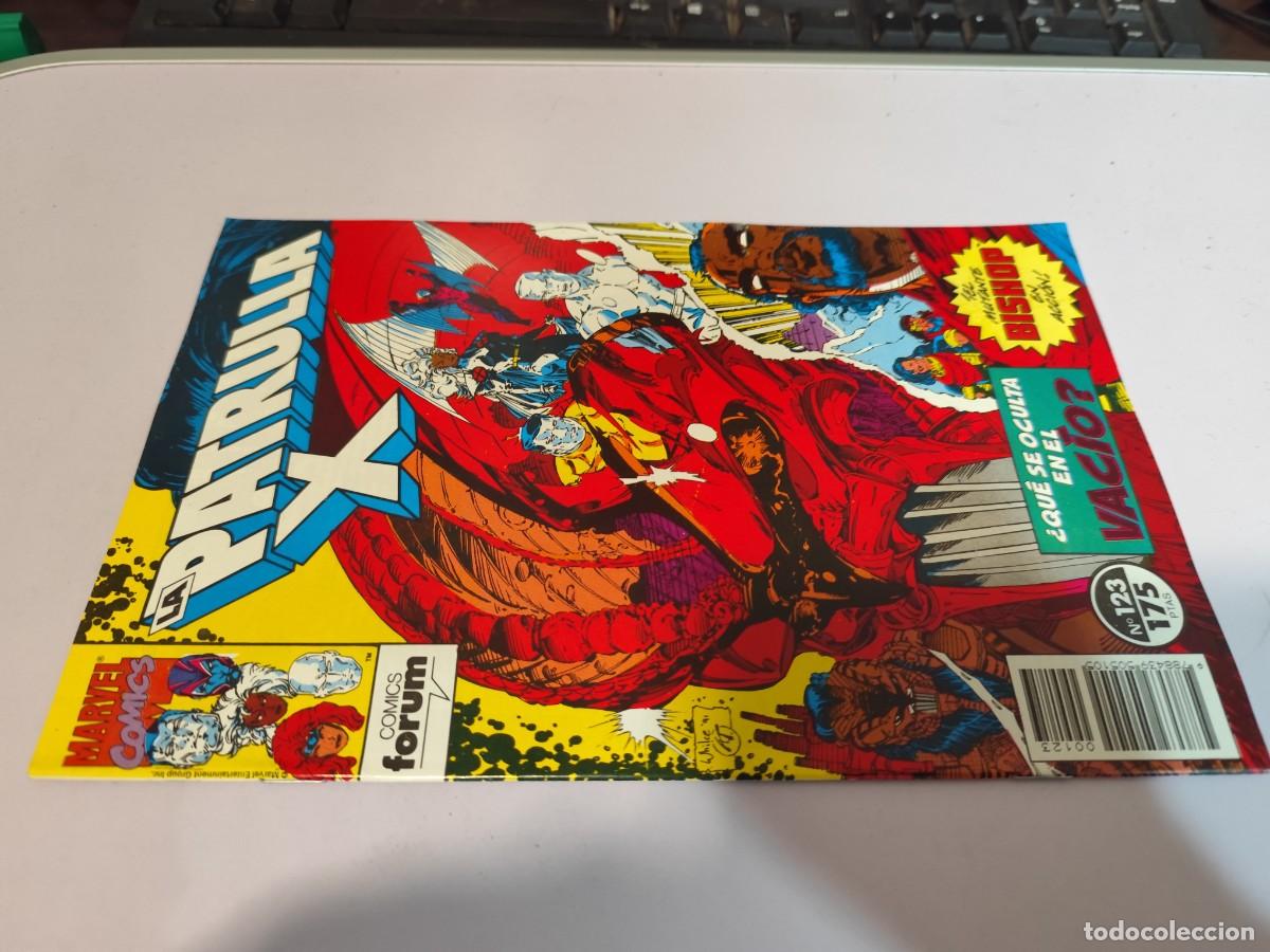 C&oacute;mics: PATRULLA X / 123 / MARBEL-FORUM / QUE OCULTA VACIO-MUTANTE BISHOP EN ACCION