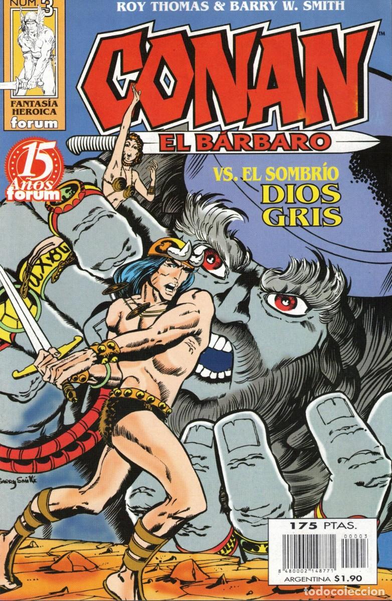 C&oacute;mics: Conan El Barbaro vs El sombrio Dios gris - Fantasia heroica Forum - Roy Thomas Barry W. Smith