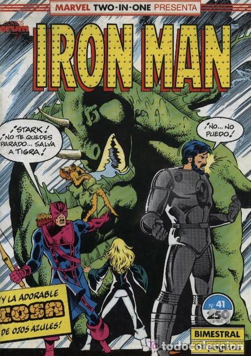 C&oacute;mics: MARVEL TWO-IN-ONE: IRON MAN vol.1 n&ordm; 41 - Forum . CAPITAN MARVEL.