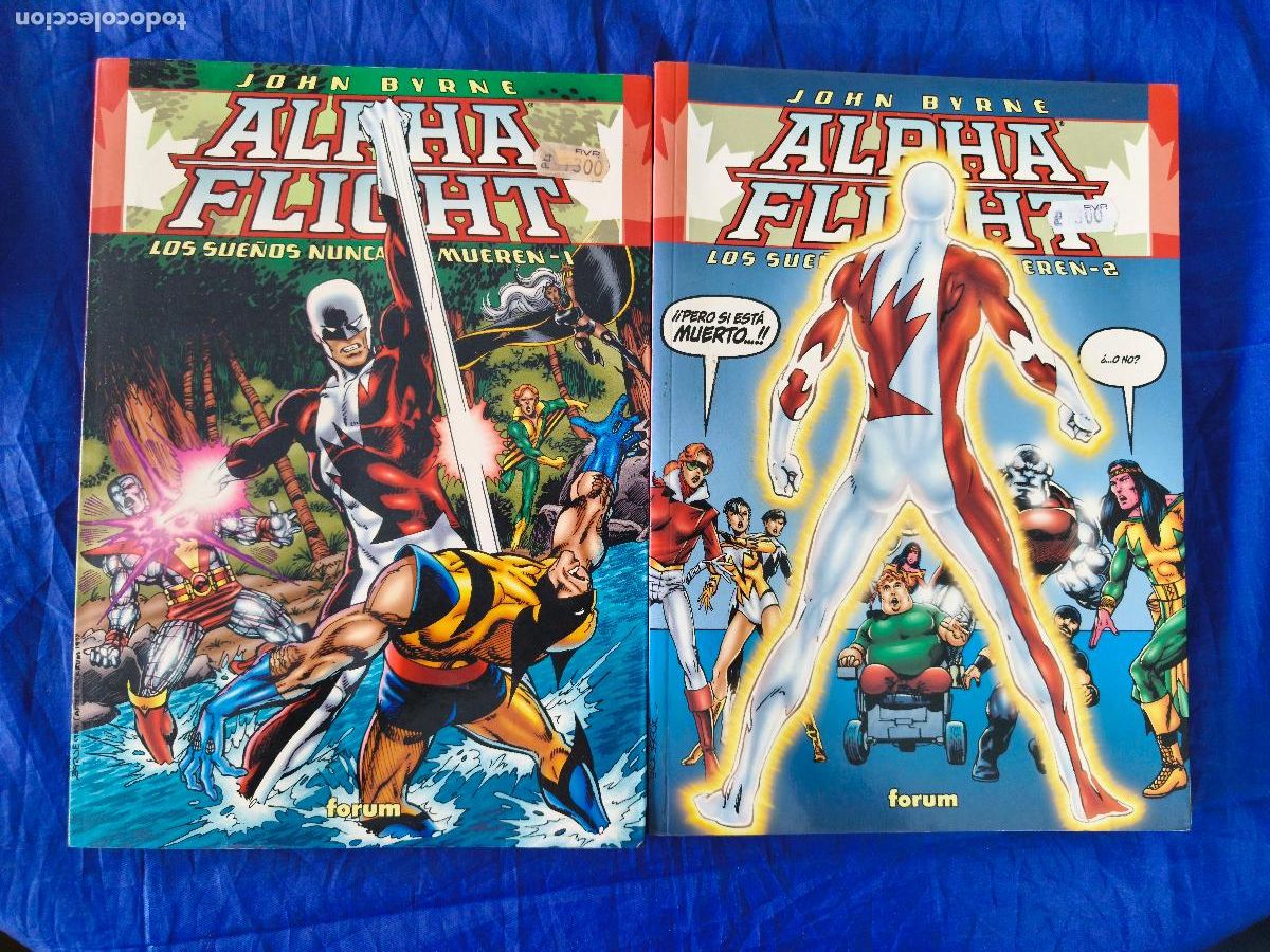 C&oacute;mics: COMPLETA 2 TOMOS ALPHA FLIGHT - LOS SUE&Ntilde;OS NUNCA MUEREN OREFSLL